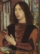 Hans Memling Portrait of Martin van Nieuwenhove oil painting on canvas